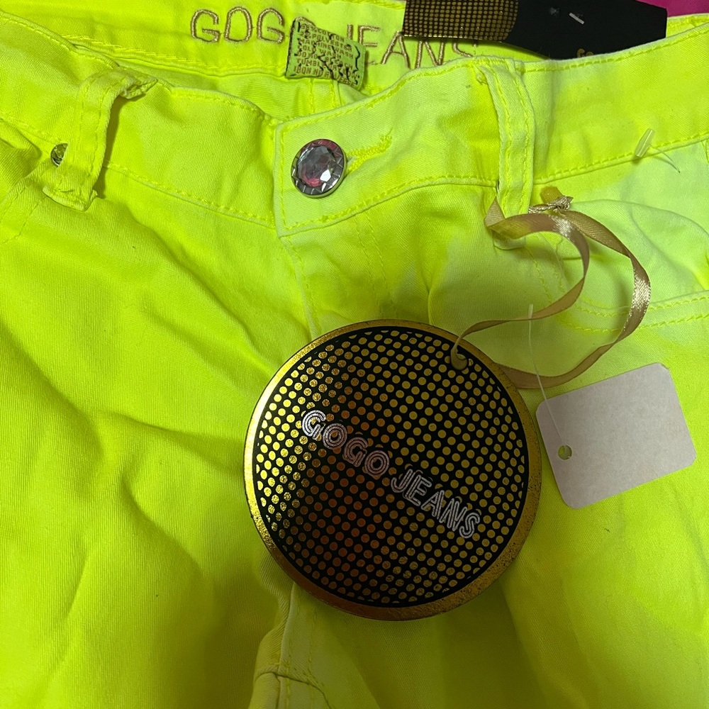 Neon jeans
